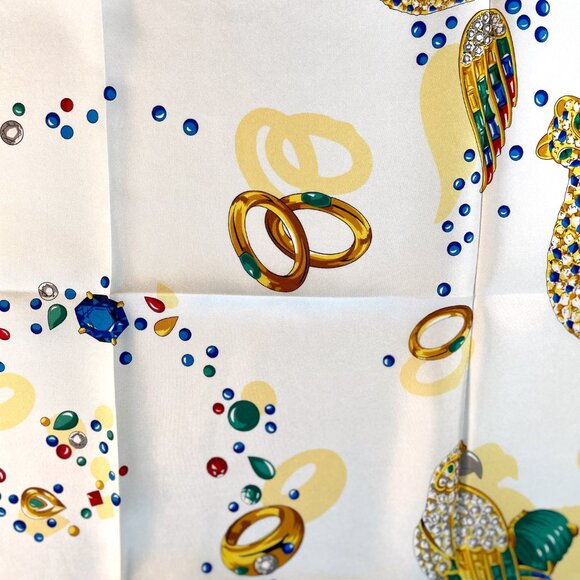 Cartier Silk Scarf – Panther & Jewel Print - Picture 11 of 15